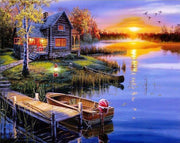 Sunset By The River